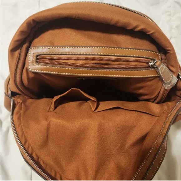 Adrienne Vittadini Womens Faux Leather Adjustable Mini Backpack main image 4